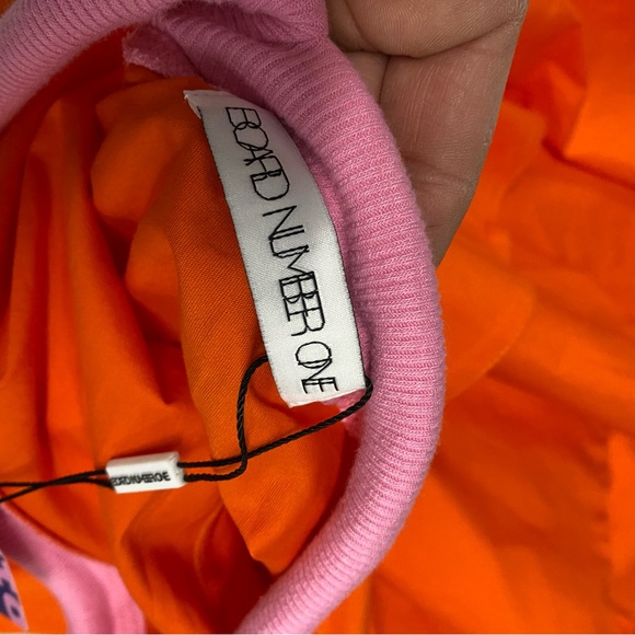 NEW Board Number One Red Blouse Medium - Picture 3 of 7